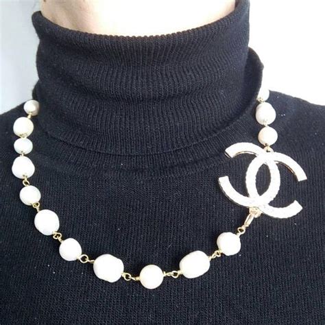 collana chanel semplice|gioielli di collane.